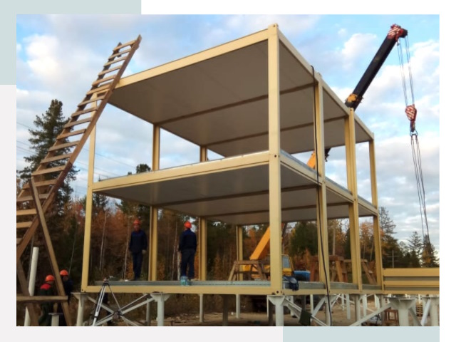 Строительство модульных здания Кунгур