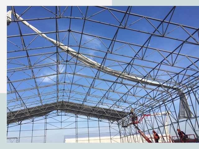 Шатровые ангары от 615 руб. в Кунгуре и Пермском крае