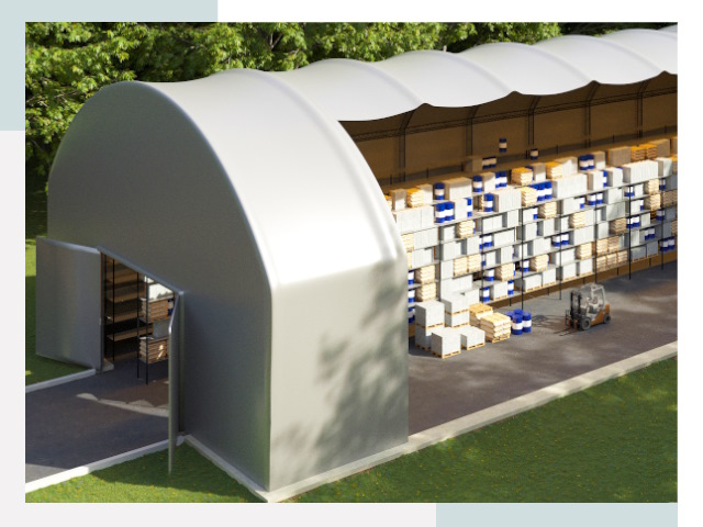 Тентовые ангары в Кунгуре