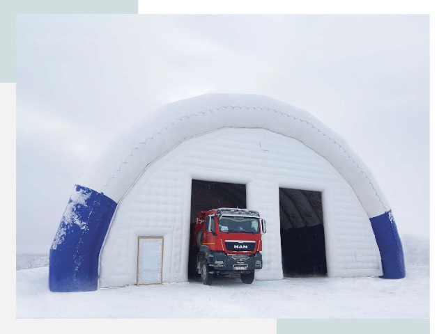 Мобильные ангары в Кунгуре