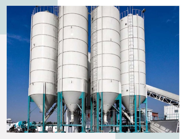 Строительство цементных силосов в Кунгуре