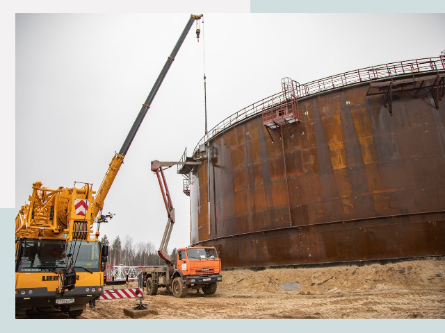 Монтаж резервуаров в Кунгуре от 615 руб. за м³