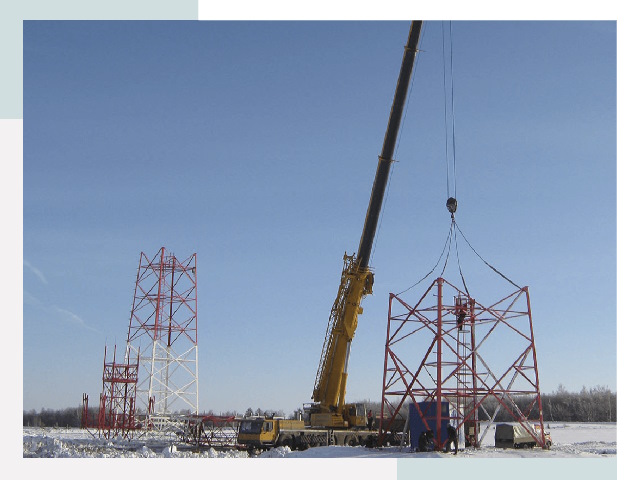 Монтаж вышек связи в Кунгуре