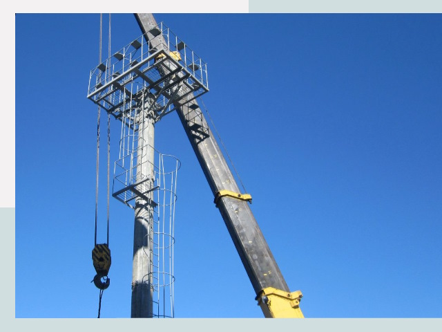 Монтаж осветительных мачт в Кунгур от 615 руб.