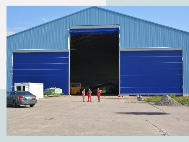 Ангарные ворота в Кунгур от СтальСтрой-Кнг по цене 615 руб.