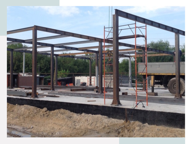 Фундамент для ангаров в Кунгуре