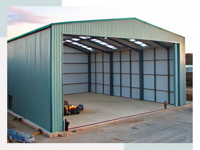 Строительство ангаров в Кунгуре